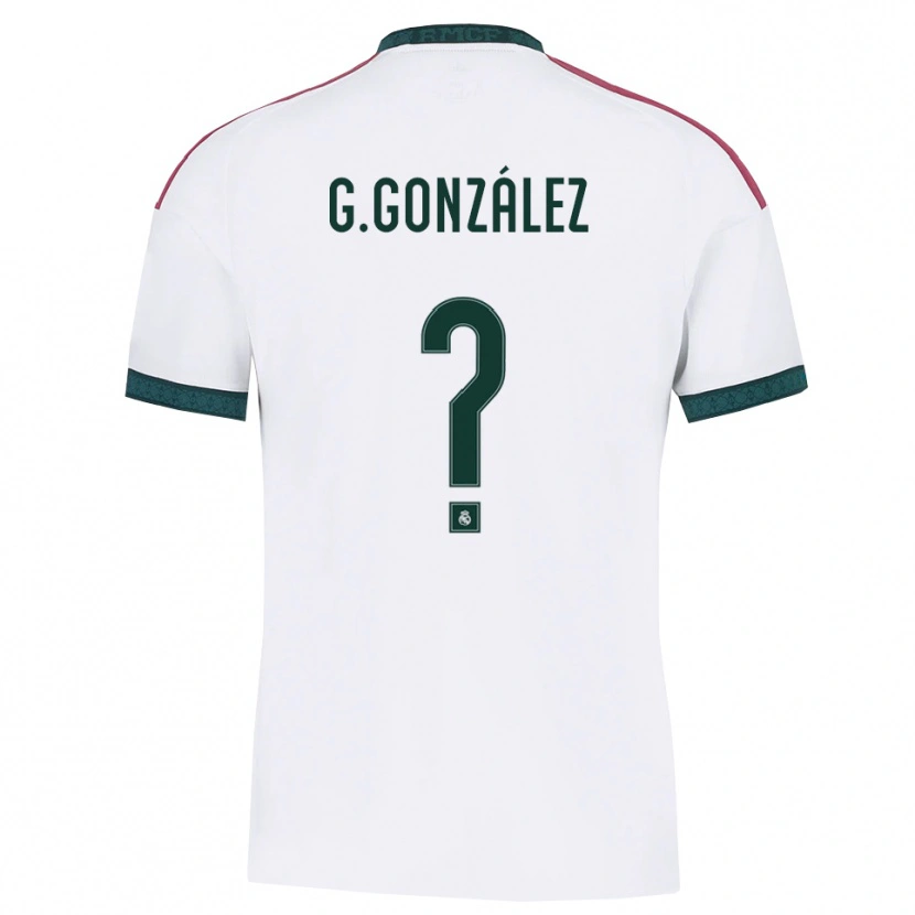 Danxen Criança Camisola Guille González #0 Verde Escuro Branco Vermelho Principal 2026/27 Camisa Brasil