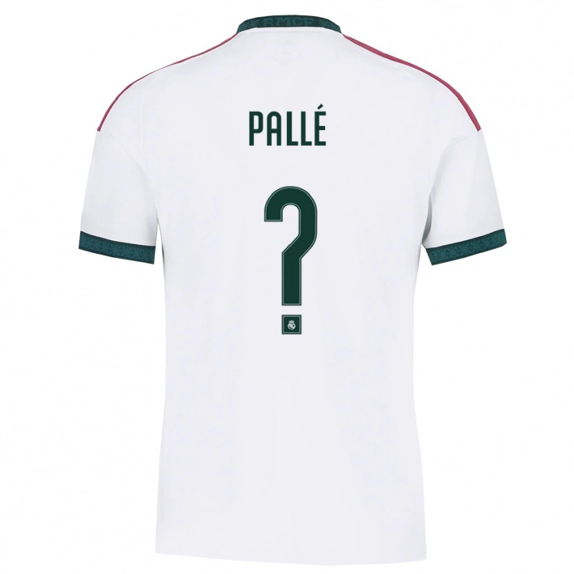 Danxen Criança Camisola Joel Pallé #0 Verde Escuro Branco Vermelho Principal 2026/27 Camisa Brasil
