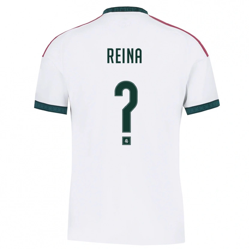Danxen Criança Camisola Darío Reina #0 Verde Escuro Branco Vermelho Principal 2026/27 Camisa Brasil
