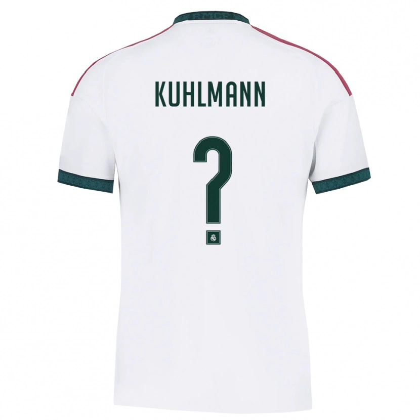 Danxen Criança Camisola Quim Kuhlmann #0 Verde Escuro Branco Vermelho Principal 2026/27 Camisa Brasil