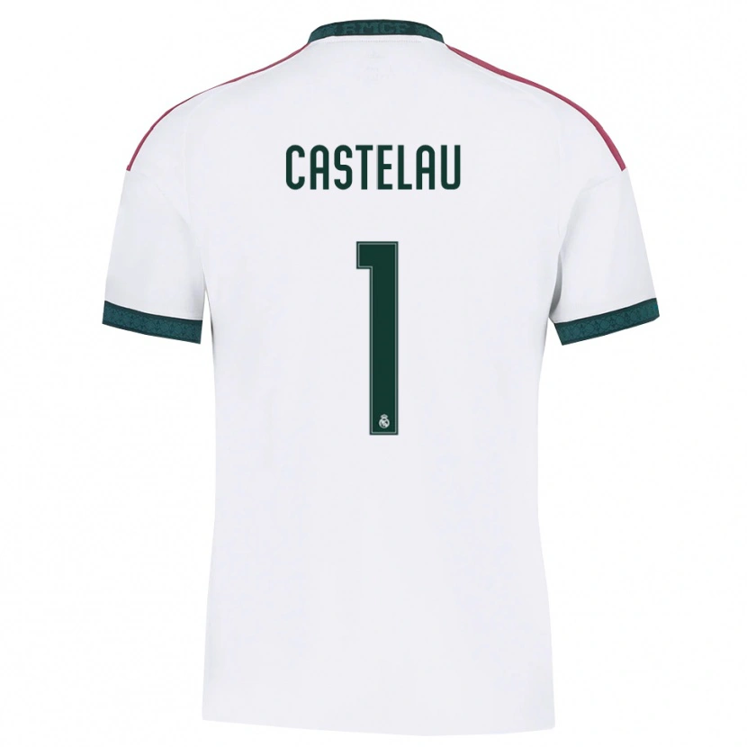 Danxen Criança Camisola Alber Castelau #1 Verde Escuro Branco Vermelho Principal 2026/27 Camisa Brasil
