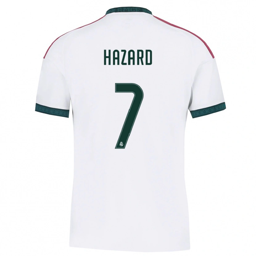 Danxen Criança Camisola Eden Hazard #7 Verde Escuro Branco Vermelho Principal 2026/27 Camisa Brasil