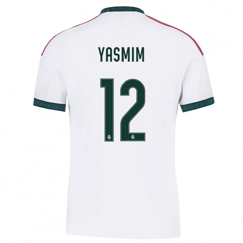 Danxen Criança Camisola Yasmim Assis Ribeiro #12 Verde Escuro Branco Vermelho Principal 2026/27 Camisa Brasil