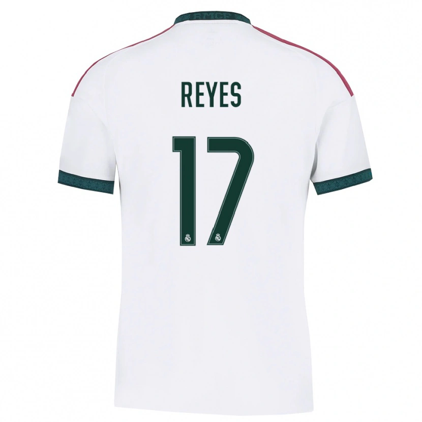 Danxen Criança Camisola José Reyes #17 Verde Escuro Branco Vermelho Principal 2026/27 Camisa Brasil
