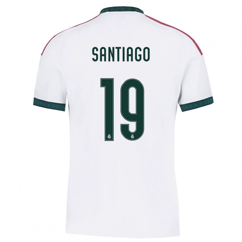 Danxen Criança Camisola Aimar Santiago #19 Verde Escuro Branco Vermelho Principal 2026/27 Camisa Brasil