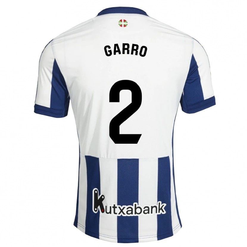 Danxen Criança Camisola Jon Garro #2 Azul Marinho Branco Dourado Principal 2026/27 Camisa Brasil