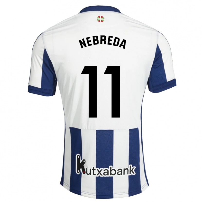 Danxen Criança Camisola Eloy Nebreda #11 Azul Marinho Branco Dourado Principal 2026/27 Camisa Brasil