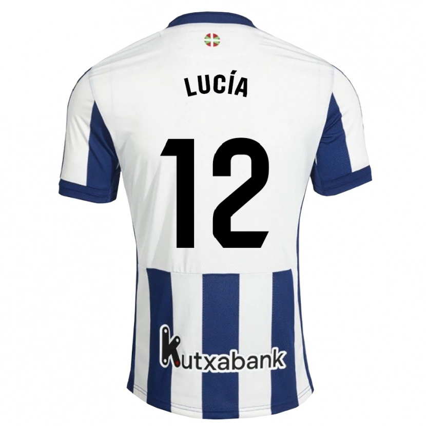Danxen Criança Camisola Lucía Rodríguez #12 Azul Marinho Branco Dourado Principal 2026/27 Camisa Brasil