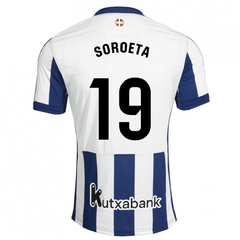 Danxen Criança Camisola Javier Soroeta #19 Azul Marinho Branco Dourado Principal 2026/27 Camisa Brasil