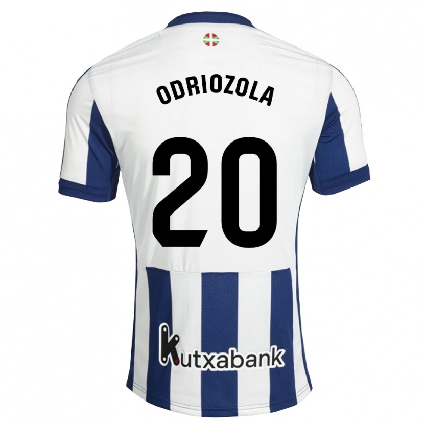 Danxen Criança Camisola Álvaro Odriozola #20 Azul Marinho Branco Dourado Principal 2026/27 Camisa Brasil