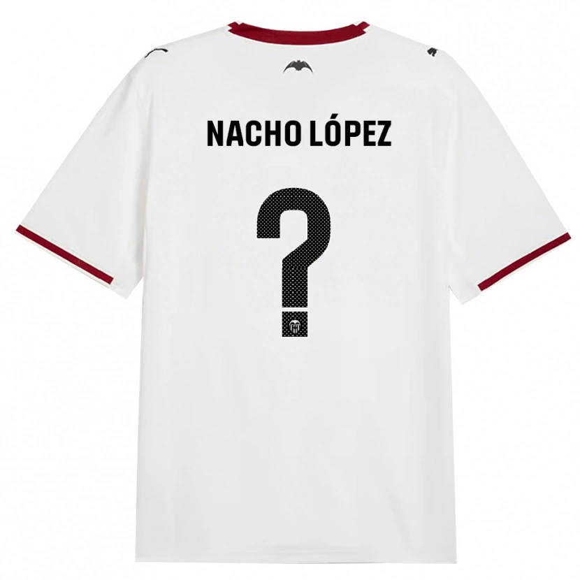 Danxen Criança Camisola Nacho López #0 Preto Branco Vermelho Amarelo Principal 2026/27 Camisa Brasil