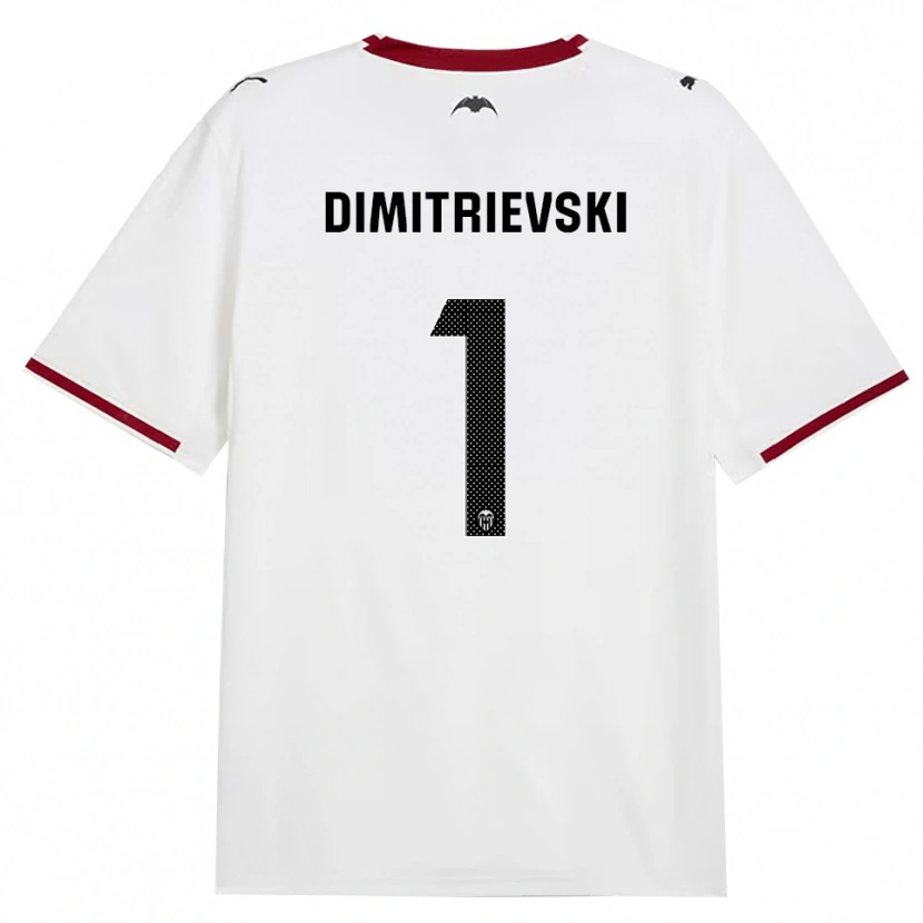 Danxen Criança Camisola Stole Dimitrievski #1 Preto Branco Vermelho Amarelo Principal 2026/27 Camisa Brasil