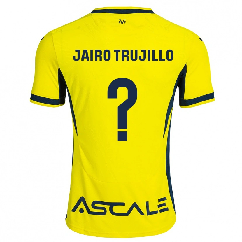 Danxen Criança Camisola Jairo Trujillo #0 Amarelo Preto Vermelho Principal 2026/27 Camisa Brasil