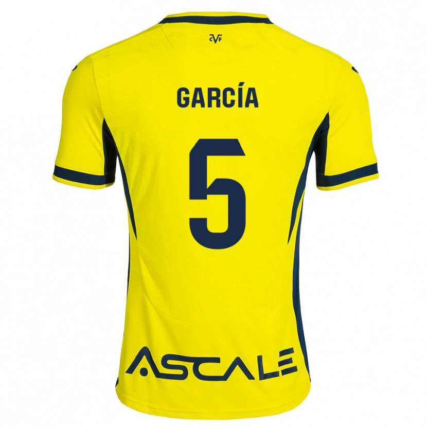 Danxen Criança Camisola Álvaro García #5 Amarelo Preto Vermelho Principal 2026/27 Camisa Brasil