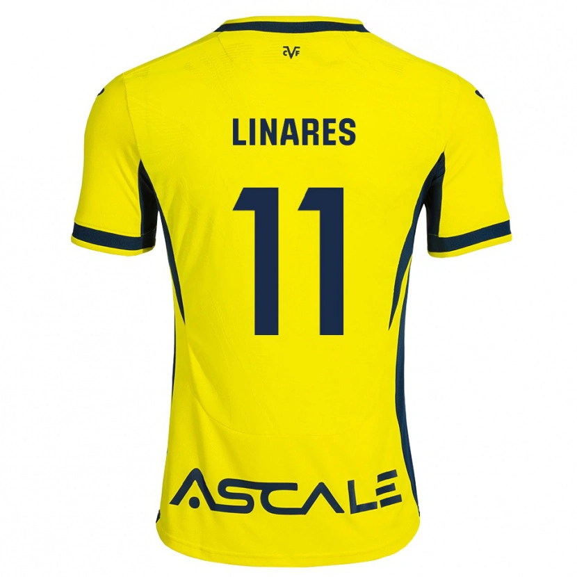 Danxen Criança Camisola Mario Linares #11 Amarelo Preto Vermelho Principal 2026/27 Camisa Brasil