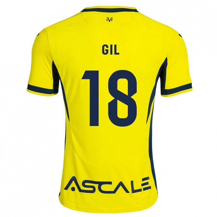 Danxen Criança Camisola Mario Gil #18 Amarelo Preto Vermelho Principal 2026/27 Camisa Brasil
