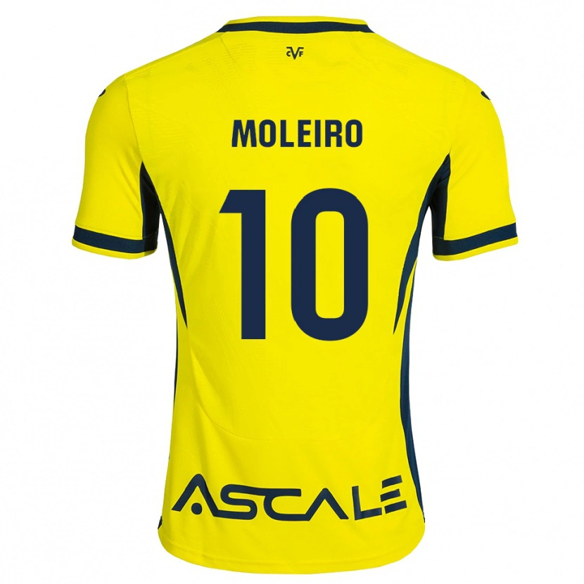 Danxen Criança Camisola Alberto Moleiro #10 Amarelo Preto Vermelho Principal 2026/27 Camisa Brasil