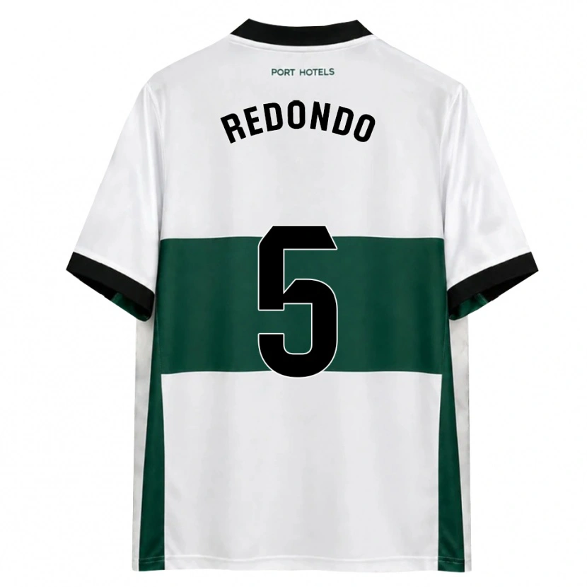 Danxen Criança Camisola Federico Redondo #5 Verde Branco Vermelho Principal 2026/27 Camisa Brasil