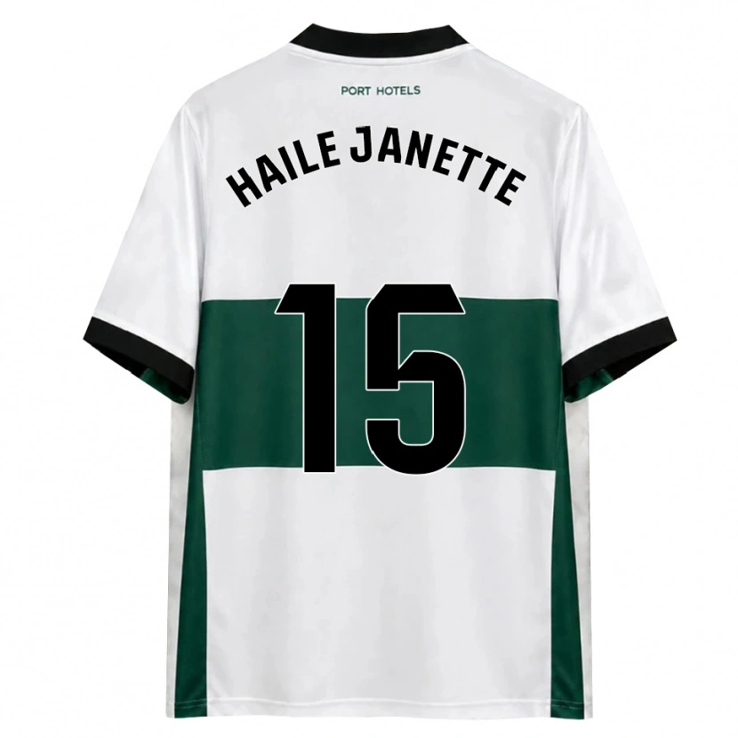 Danxen Criança Camisola Haile Janette Pereira Richards #15 Verde Branco Vermelho Principal 2026/27 Camisa Brasil