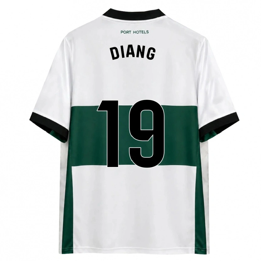 Danxen Criança Camisola Grady Diangana #19 Verde Branco Vermelho Principal 2026/27 Camisa Brasil