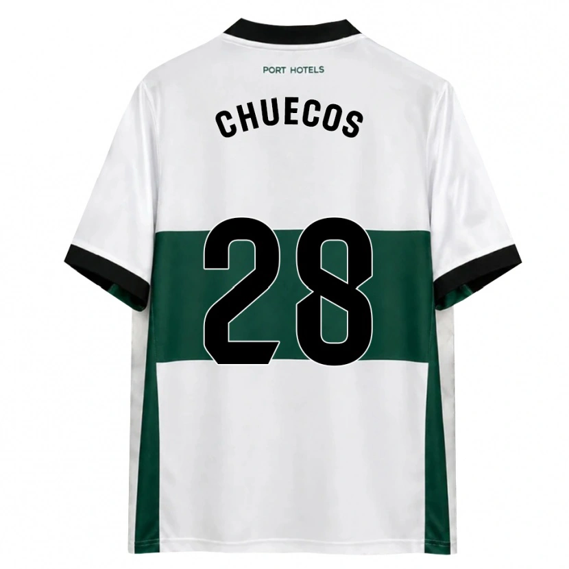 Danxen Criança Camisola Dani Chuecos #28 Verde Branco Vermelho Principal 2026/27 Camisa Brasil