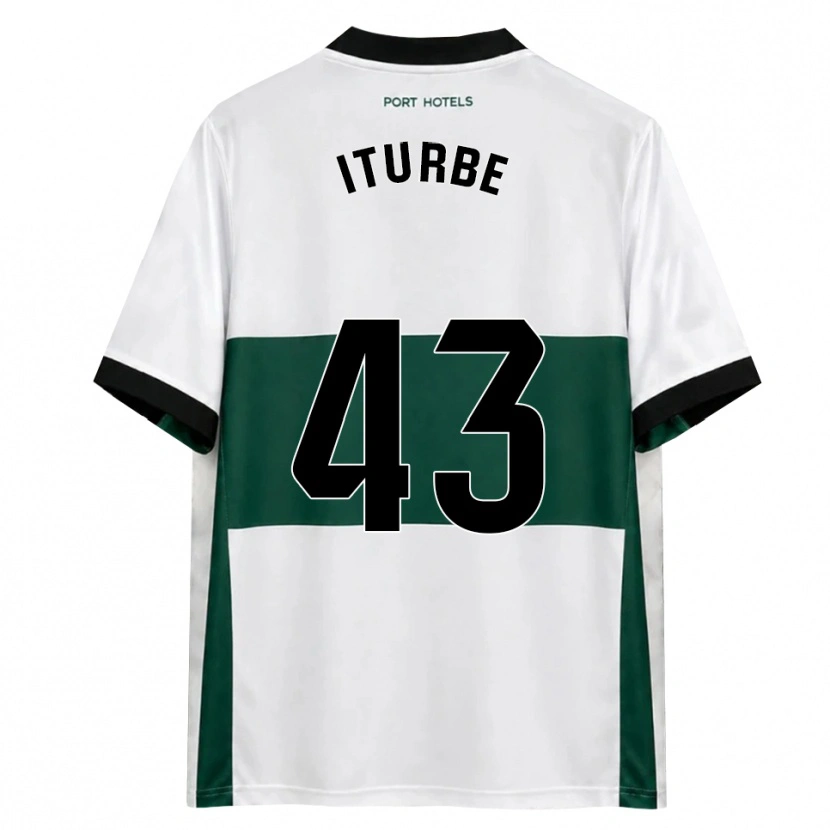 Danxen Criança Camisola Alejandro Iturbe #43 Verde Branco Vermelho Principal 2026/27 Camisa Brasil