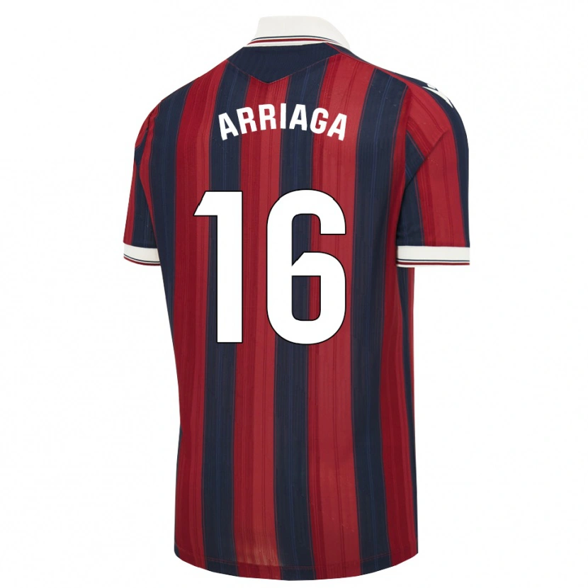 Danxen Criança Camisola Kervin Arriaga #16 Azul Meia-Noite Vermelho Principal 2026/27 Camisa Brasil