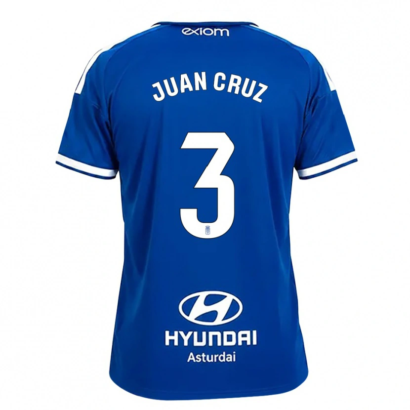 Danxen Criança Camisola Juan Cruz #3 Azul Médio Branco Principal 2026/27 Camisa Brasil