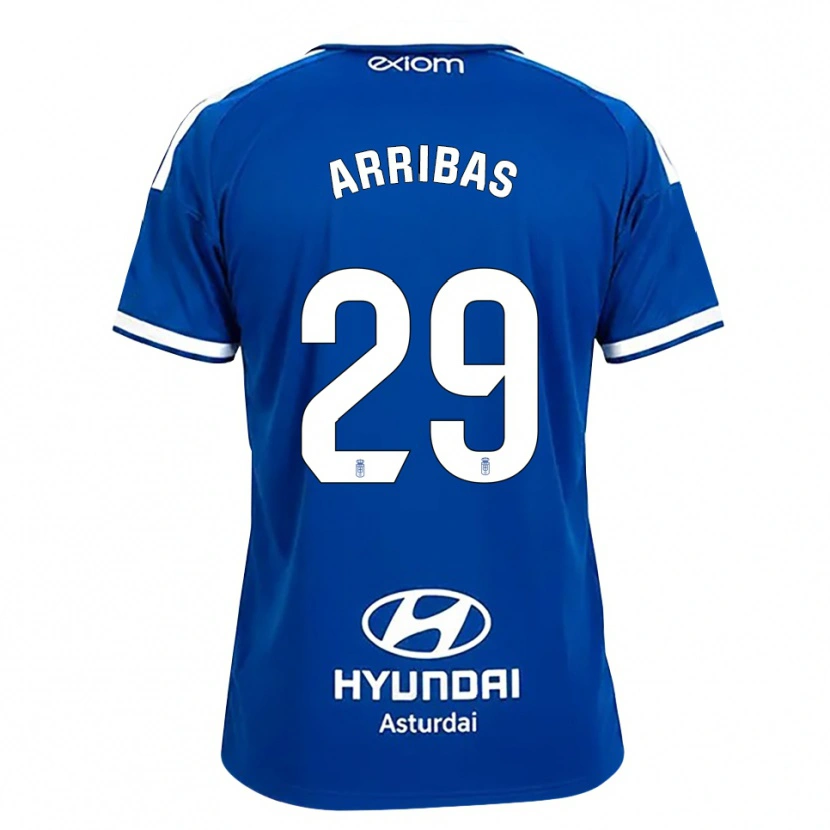 Danxen Criança Camisola Arturo Arribas #29 Azul Médio Branco Principal 2026/27 Camisa Brasil