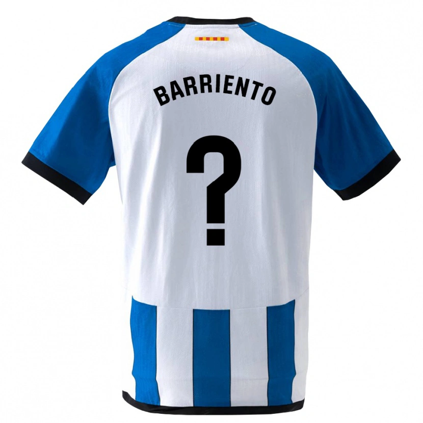 Danxen Criança Camisola Darek Barriento #0 Azul Real Branco Principal 2026/27 Camisa Brasil