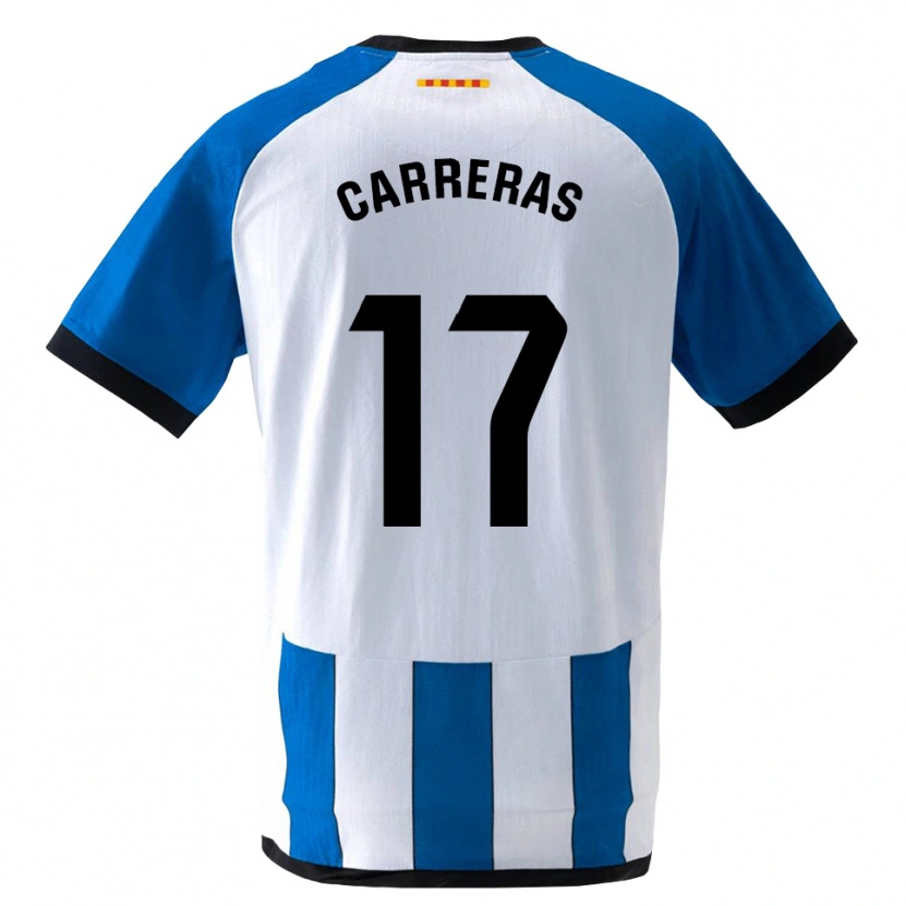Danxen Criança Camisola Jofre Carreras #17 Azul Real Branco Principal 2026/27 Camisa Brasil
