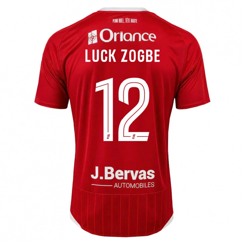 Danxen Criança Camisola Luck Zogbé #12 Branco Vermelho Principal 2026/27 Camisa Brasil