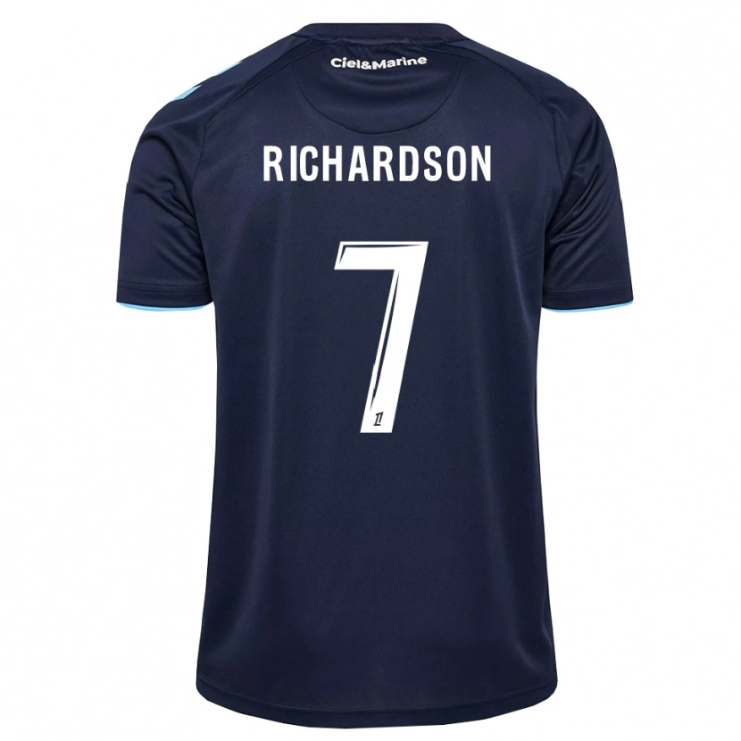 Danxen Criança Camisola Amir Richardson #7 Azul Centáurea Azul Meia-Noite Principal 2026/27 Camisa Brasil