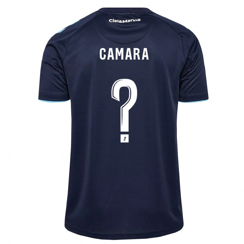 Danxen Criança Camisola Karamokho Camara #0 Azul Centáurea Azul Meia-Noite Principal 2026/27 Camisa Brasil