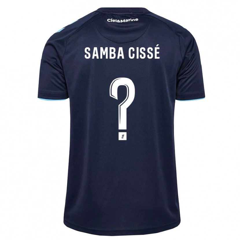 Danxen Criança Camisola Papa Samba Cissé #0 Azul Centáurea Azul Meia-Noite Principal 2026/27 Camisa Brasil
