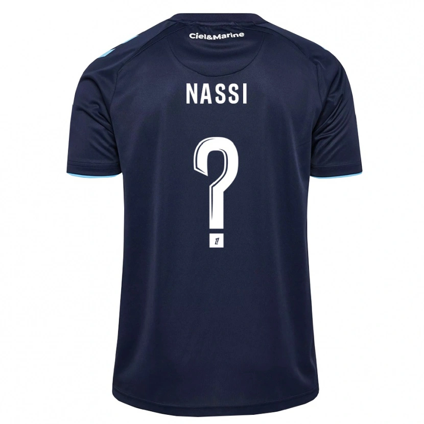 Danxen Criança Camisola Jade Nassi #0 Azul Centáurea Azul Meia-Noite Principal 2026/27 Camisa Brasil