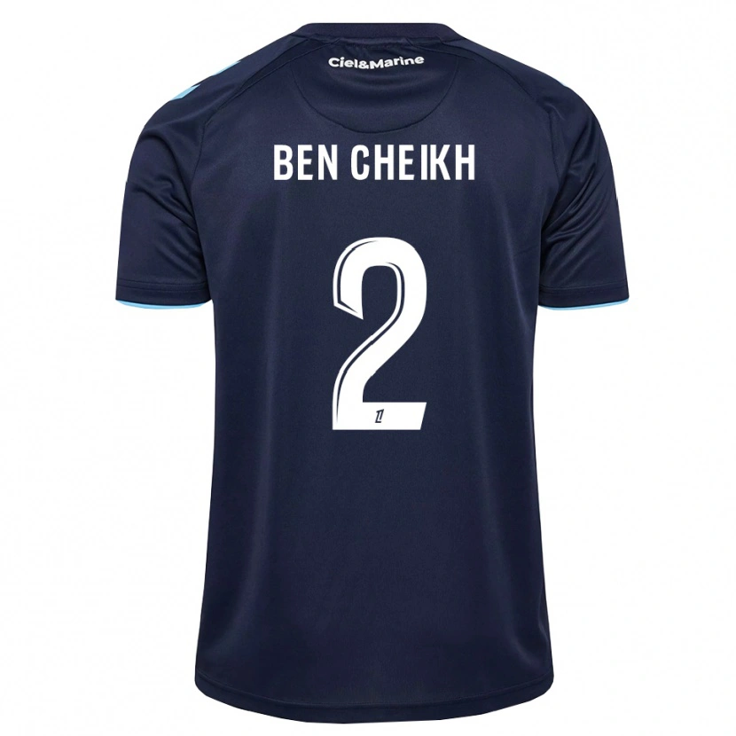 Danxen Criança Camisola Ayman Ben Cheikh #2 Azul Centáurea Azul Meia-Noite Principal 2026/27 Camisa Brasil