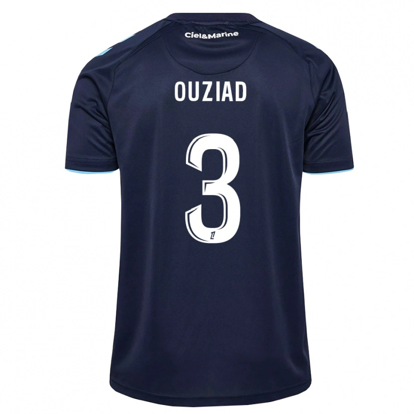 Danxen Criança Camisola Djibril Ouziad #3 Azul Centáurea Azul Meia-Noite Principal 2026/27 Camisa Brasil
