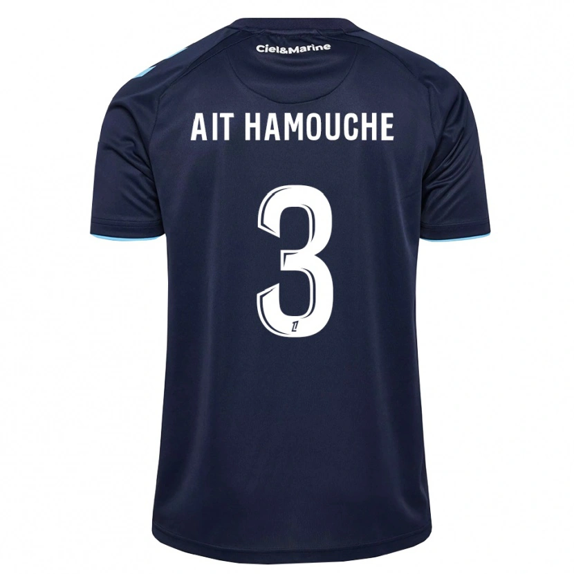 Danxen Criança Camisola Massyl Ait Hamouche #3 Azul Centáurea Azul Meia-Noite Principal 2026/27 Camisa Brasil