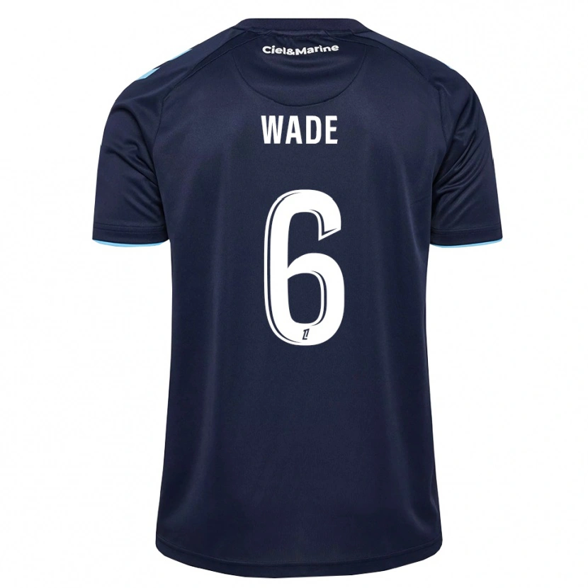 Danxen Criança Camisola Bocar Wade #6 Azul Centáurea Azul Meia-Noite Principal 2026/27 Camisa Brasil