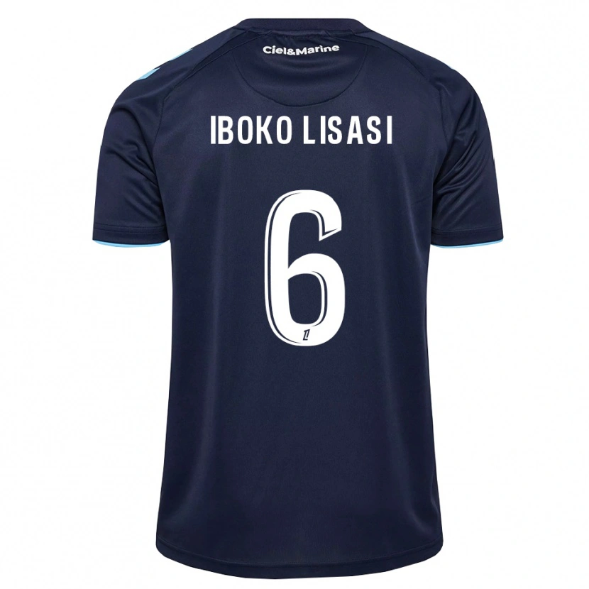 Danxen Criança Camisola Malachie Iboko Lisasi #6 Azul Centáurea Azul Meia-Noite Principal 2026/27 Camisa Brasil