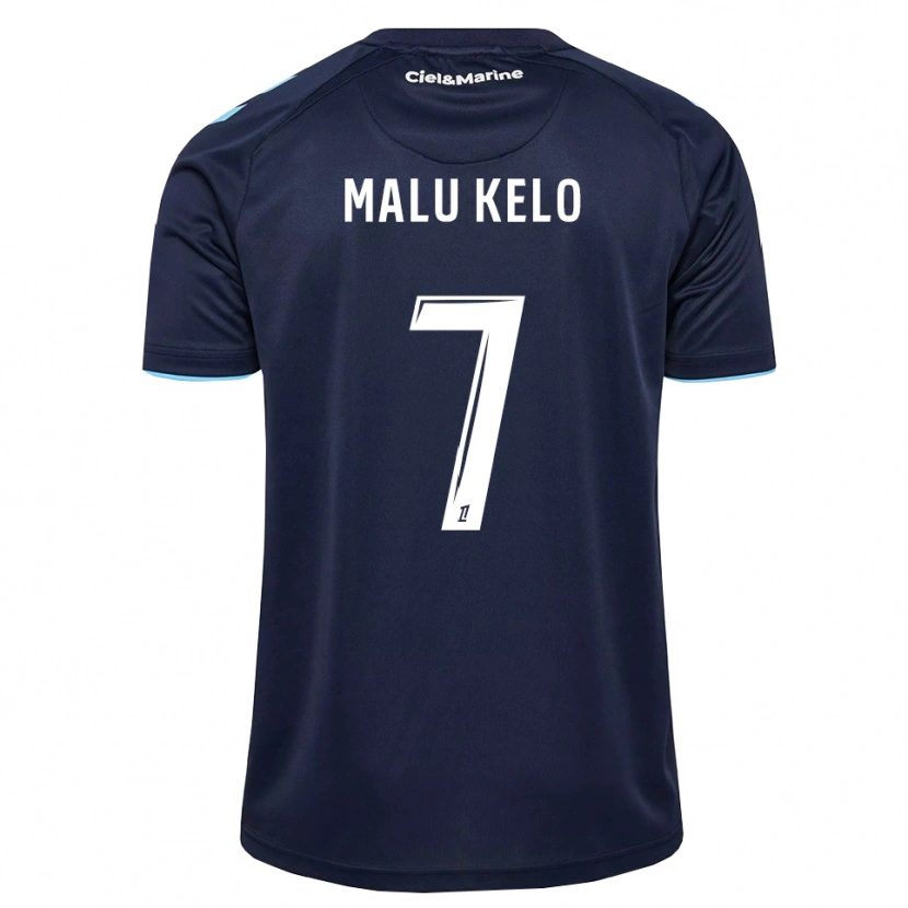 Danxen Criança Camisola Yohann Malu Kelo #7 Azul Centáurea Azul Meia-Noite Principal 2026/27 Camisa Brasil