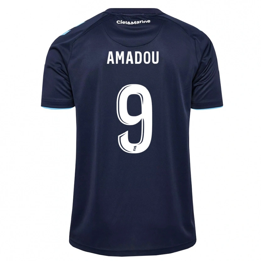 Danxen Criança Camisola Mansour Amadou #9 Azul Centáurea Azul Meia-Noite Principal 2026/27 Camisa Brasil