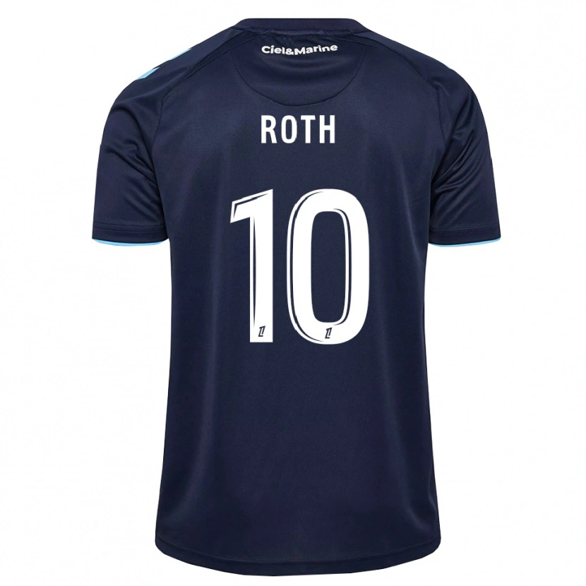 Danxen Criança Camisola Madeline Roth #10 Azul Centáurea Azul Meia-Noite Principal 2026/27 Camisa Brasil