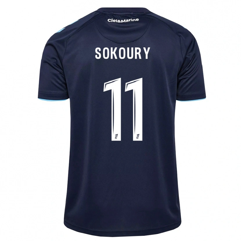Danxen Criança Camisola Junior Sokoury #11 Azul Centáurea Azul Meia-Noite Principal 2026/27 Camisa Brasil