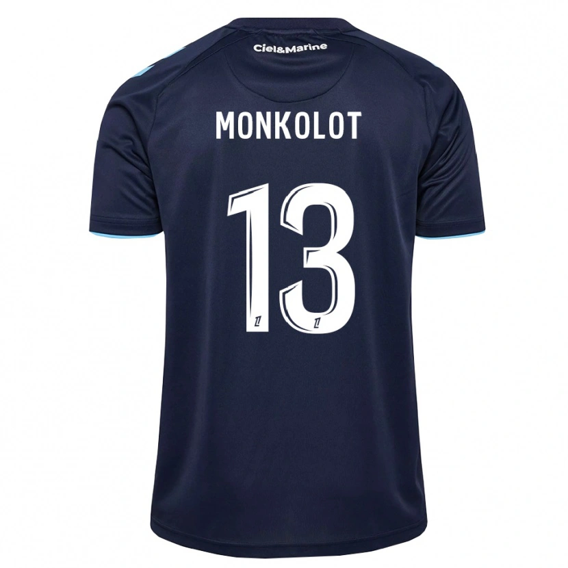 Danxen Criança Camisola Yanis Monkolot #13 Azul Centáurea Azul Meia-Noite Principal 2026/27 Camisa Brasil