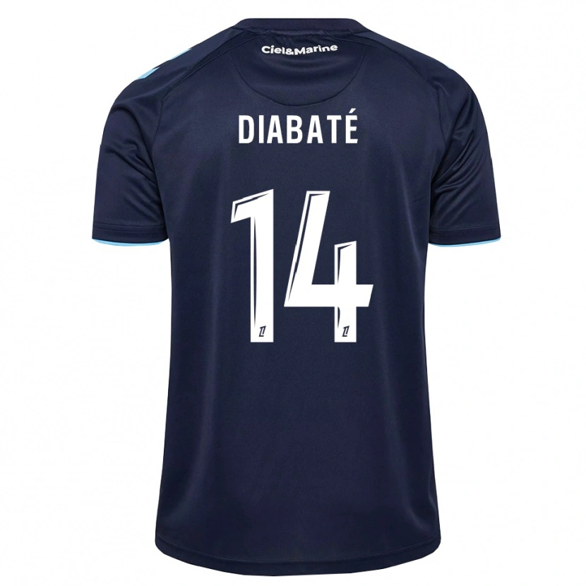 Danxen Criança Camisola Adams Diabaté #14 Azul Centáurea Azul Meia-Noite Principal 2026/27 Camisa Brasil