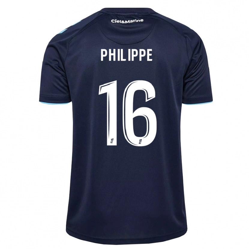 Danxen Criança Camisola Laëtitia Philippe #16 Azul Centáurea Azul Meia-Noite Principal 2026/27 Camisa Brasil