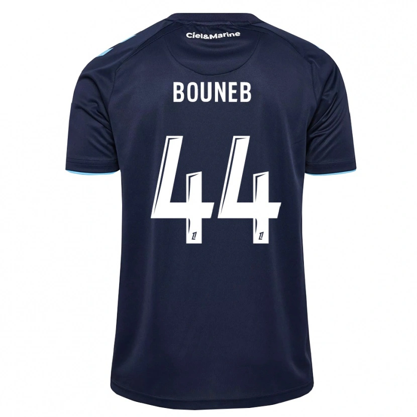 Danxen Criança Camisola Ismaïl Bouneb #44 Azul Centáurea Azul Meia-Noite Principal 2026/27 Camisa Brasil