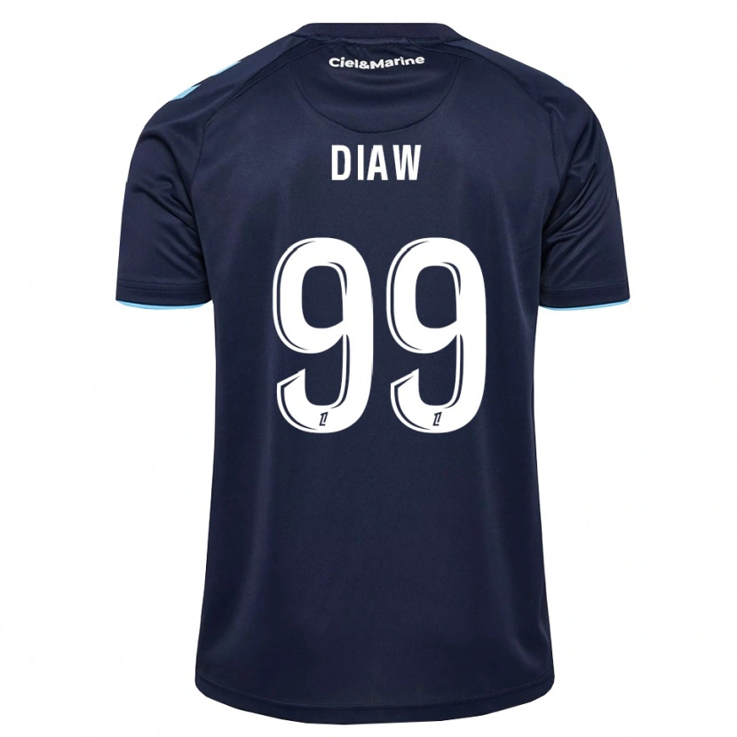 Danxen Criança Camisola Mory Diaw #99 Azul Centáurea Azul Meia-Noite Principal 2026/27 Camisa Brasil